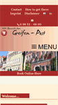 Mobile Screenshot of hotel-greifen.de